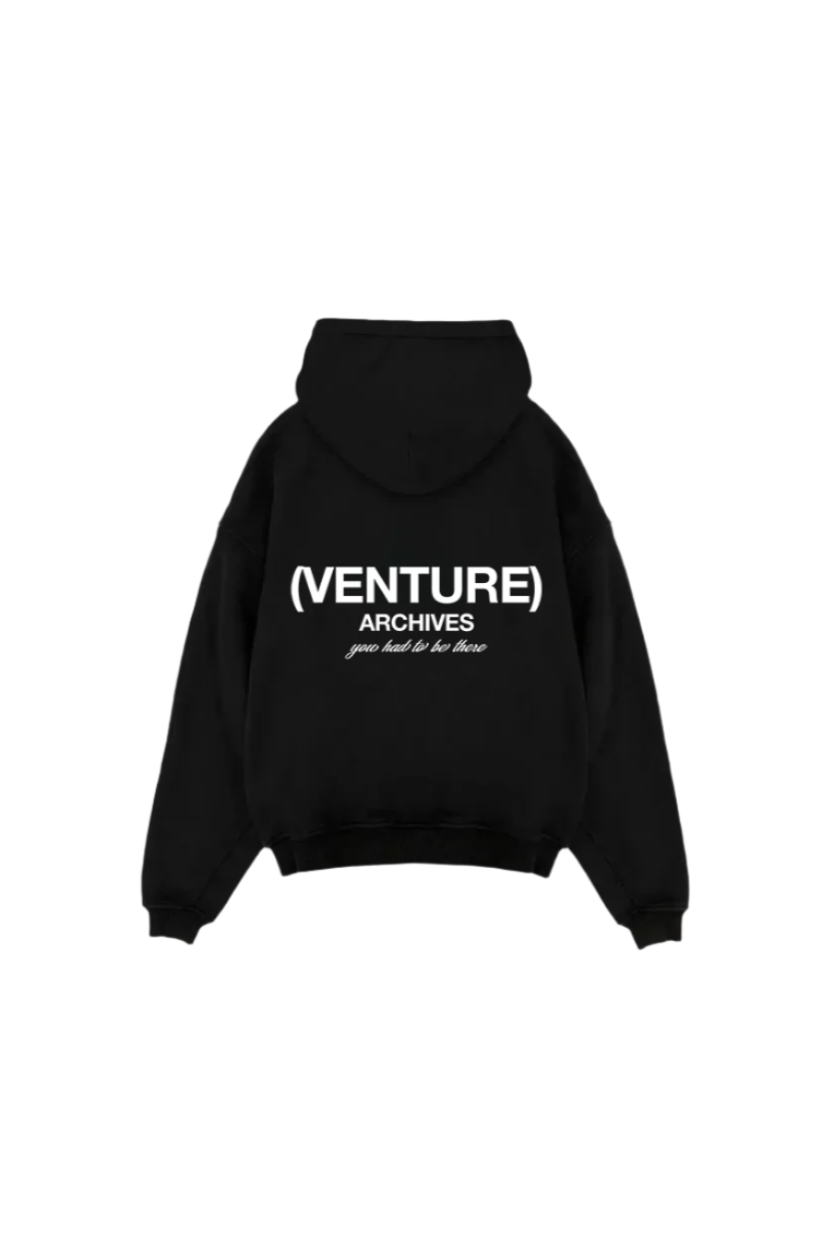 BLACK LOGO HOODIE