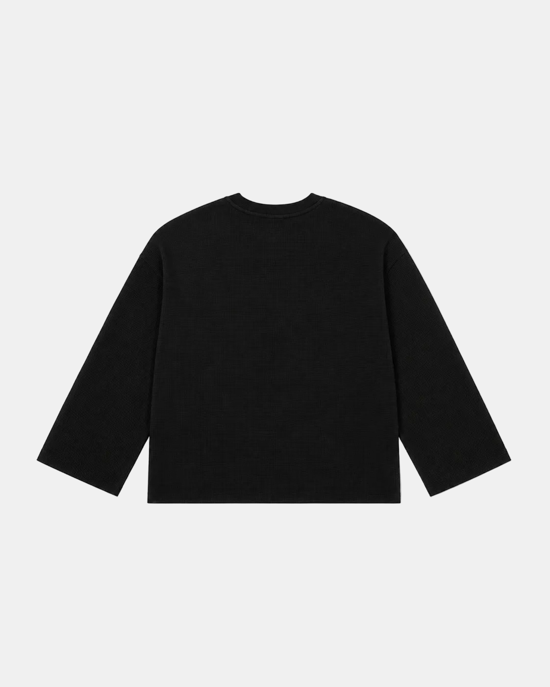 WAFFLE KNIT LONG SLEEVE