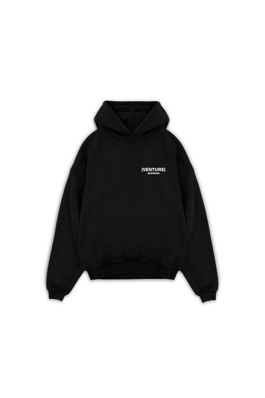 BLACK LOGO HOODIE