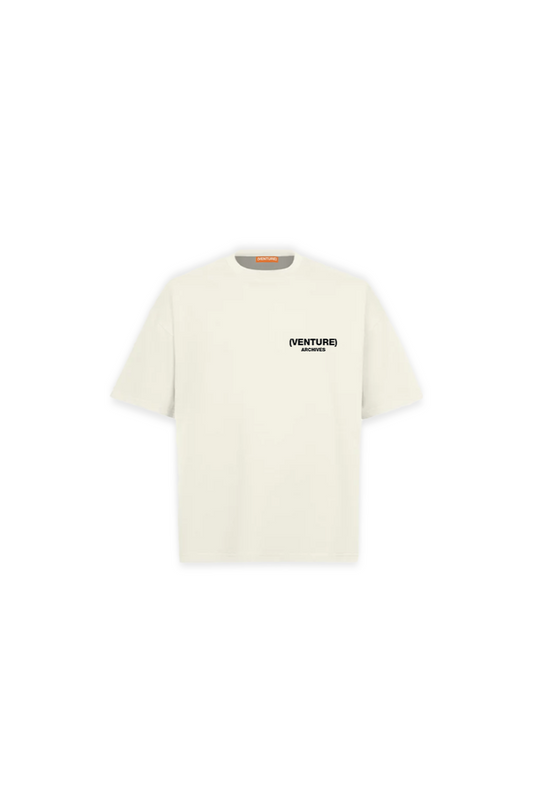 WHITE LOGO T-SHIRT