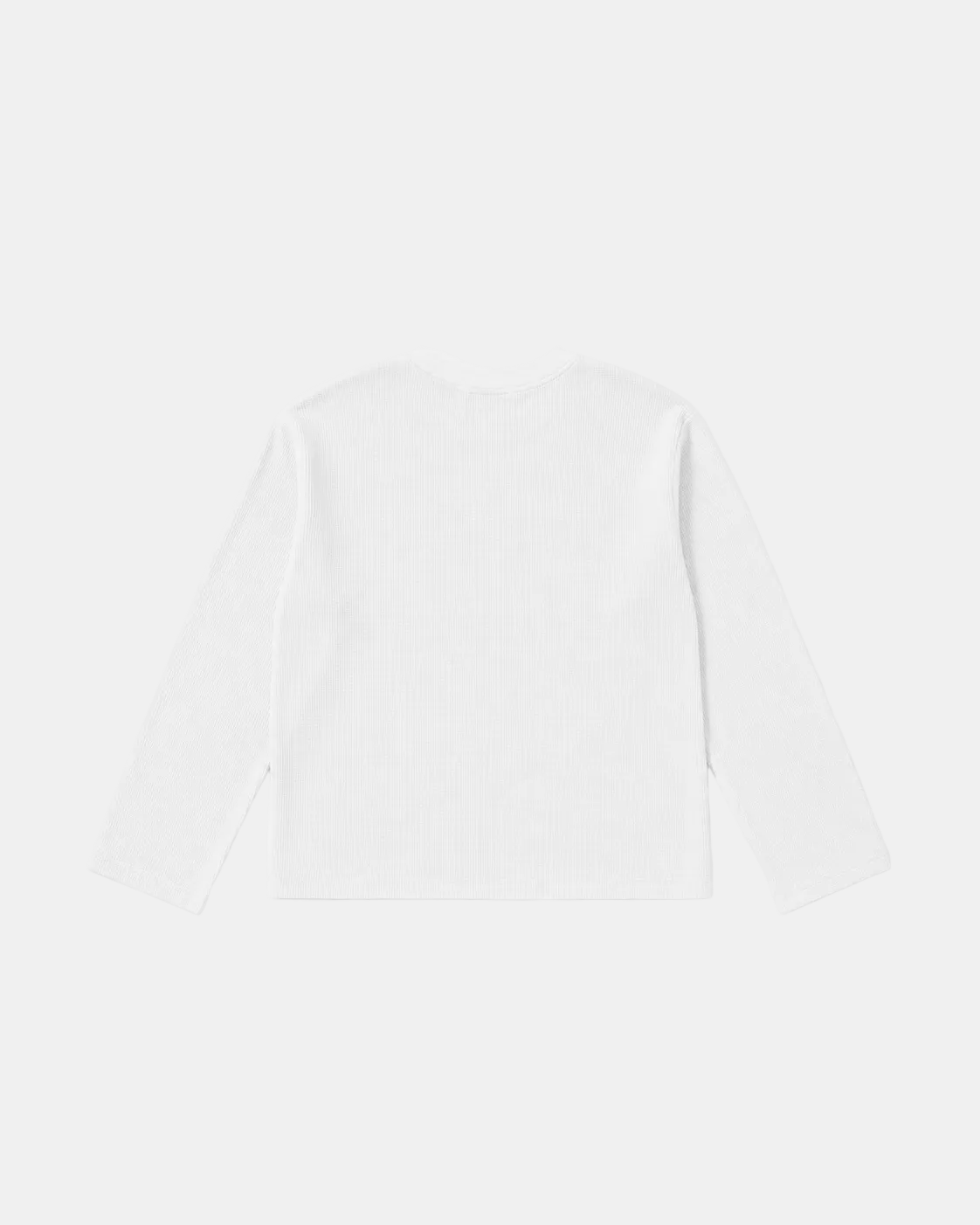 WAFFLE KNIT LONG SLEEVE